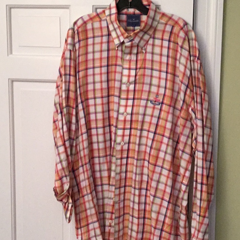 Faconnable Plaid Sport Shirt